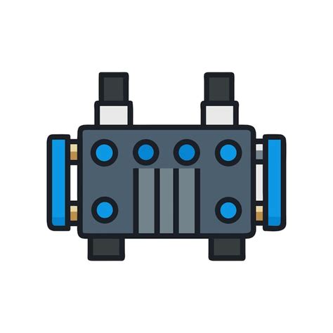 Mechanical component detailed isometric view of a complex apparatus ...