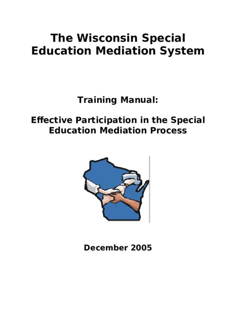 After the Session - Wisconsin Special Education Mediation ... Doc ...