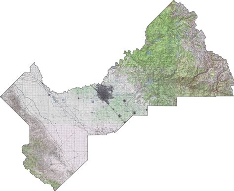Fresno County Map, California - US County Maps