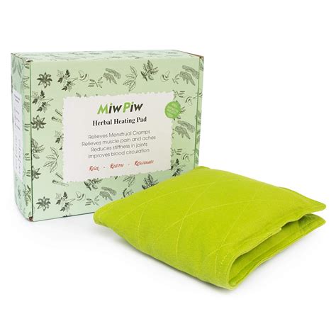 Miw Piw Microwave Heating Pad for Cramps - Gift Box 14"x 6" Bed Buddy ...