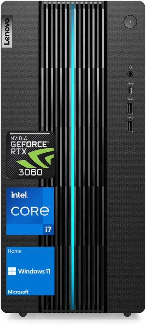 Buy Lenovo IdeaCentre 5i Gaming Desktop, 12th Gen Intel Core i7-12700 ...