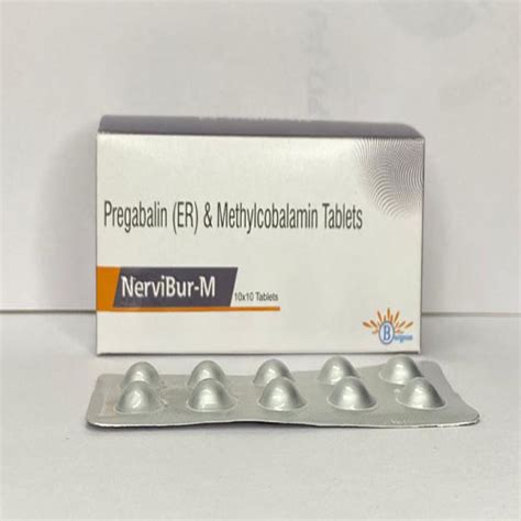 NerviBur M - Pregabalin (ER) & Methylcobalamin Tablets - Burgeon Health ...