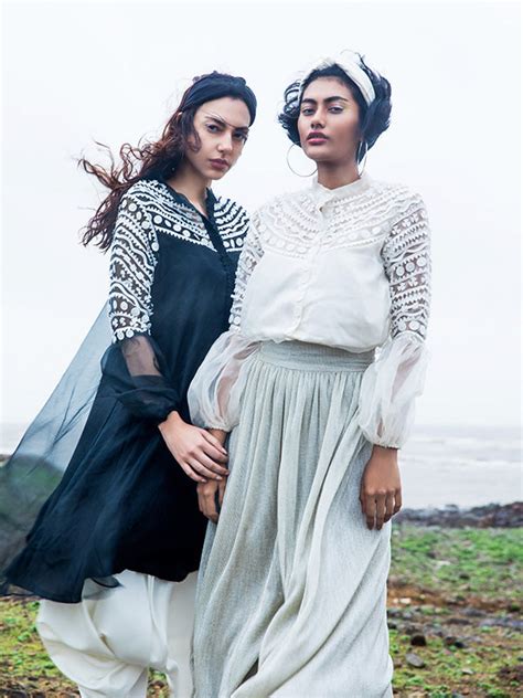 CORD Organza Tunic With Appliqué – Vidhi Wadhwani