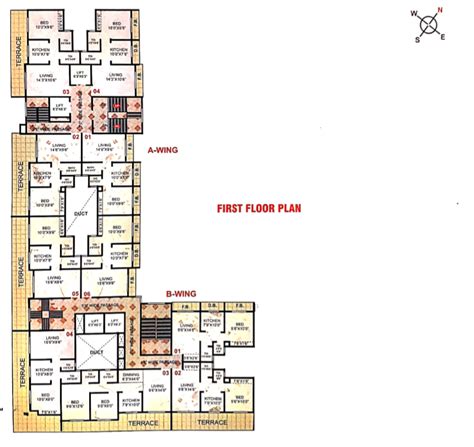 Space Majesty Monarch at Vasai by Space Homes - Floor Plans, Layout ...