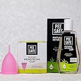 Buy Pee Safe Reusable Menstrual Cup for Women Made with Medical Grade ...