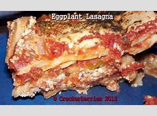CRACKERBERRIES: Eggplant Lasagna