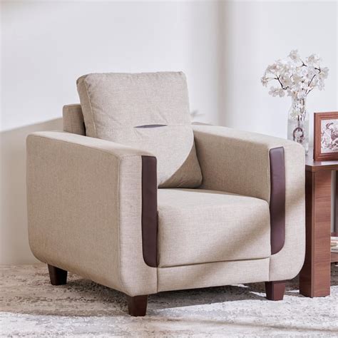 Buy Berry Fabric 3+1+1 Seater Sofa Set - Beige from Home Centre at just ...