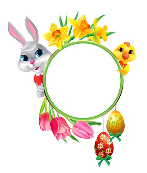 Happy Easter Border Clipart