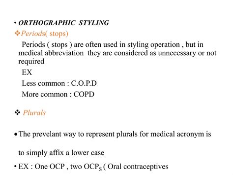 Medical abbreviation used in clinical setting | PPTX