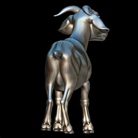 Exquisite Goat 3D Model STL & GLB File