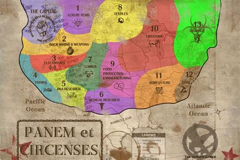 Map Of The Hunger Games