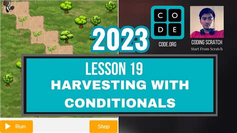 Image result for Code.org Lesson 19 Harvesting with Conditionals