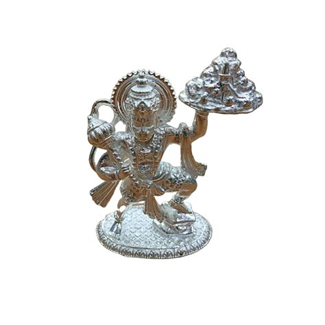 92.5 Pure Silver Hanuman Idol Statue Vj – Divine Strength And ...