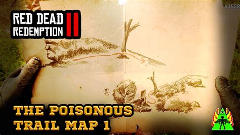 Red Dead Redemption 2 - The Poisonous Trail Map 1 Treasure Location ...