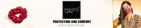 Amazon.in: MASQ: Scrunchies & Face Mask Combo