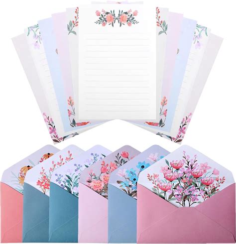 36 PCS Letter Writing Paper and Envelopes, Writing Paper and Envelopes ...