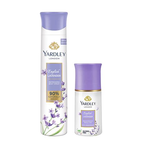 Yardley English Lavender Body Spray, 150ml & English Lavender Anti ...