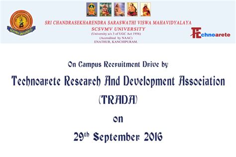 M/s. Technoarete Research And Development Association conducted ...