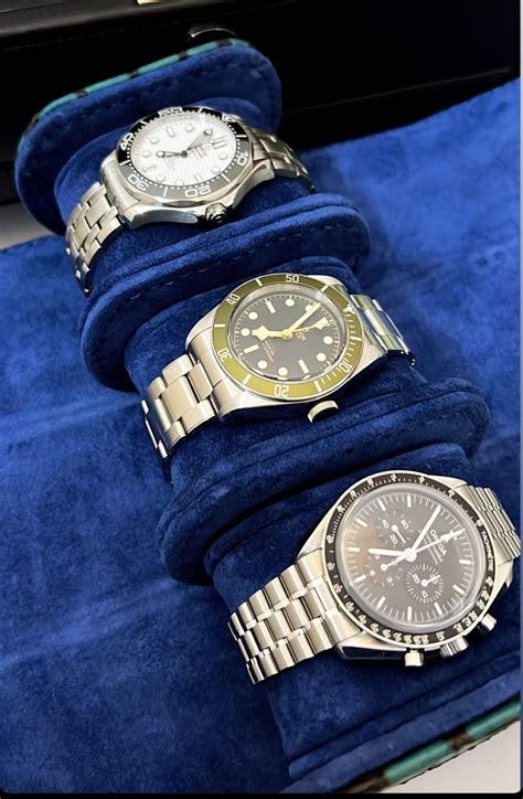 Handmade leather watch rolls - Indianleathercraft