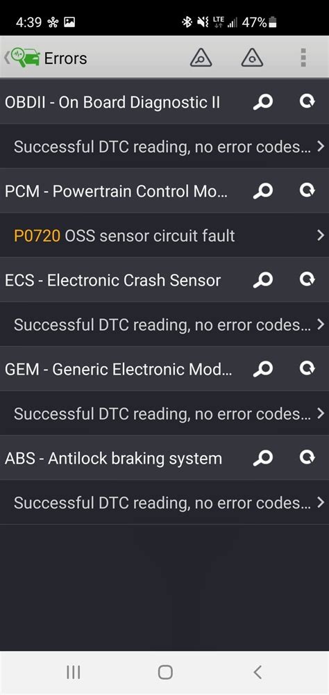 2000 Ford Excursion P0720 Code 的图像结果