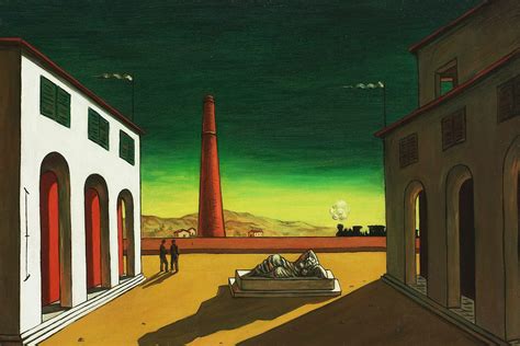 Trem De Chirico La Torre E Il Treno Von Giorgio De Chirico