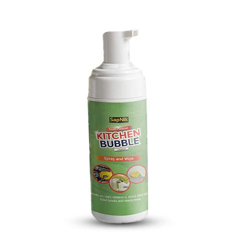 Sapnik Multipurpose Kitchen Bubble Foam Cleaner Cleaner Spray - Oil ...