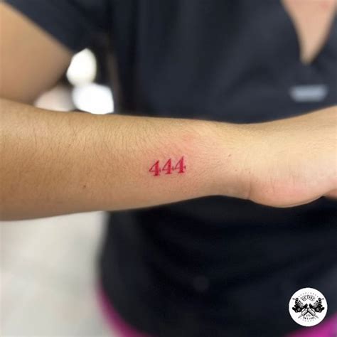 21 Lucky 444 Tattoo - Small Tattoos & Ideas
