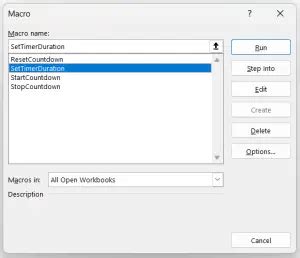 Image result for Excel Script Pause Timer