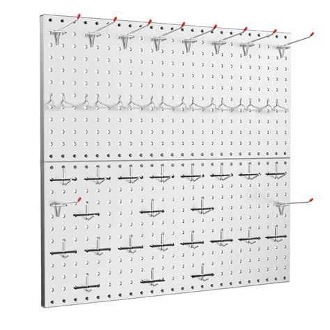 Torack Metal Pegboard Wall Organizer 24 X 24 Or 12 | Desertcart INDIA