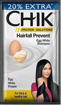 Chik HAIR FALL PREVENT EGG WHITE SHAMPOO SACHET PACK 300 - Price in ...