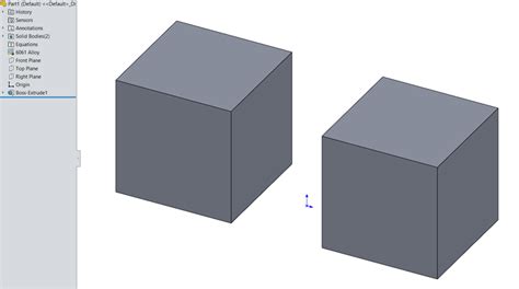 Image result for How to Create Multibody Parts in a Part File in SolidWorks