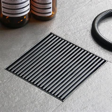 Jefe Ware Custom Stainless Steel Square Shower Drain Concealed Floor ...