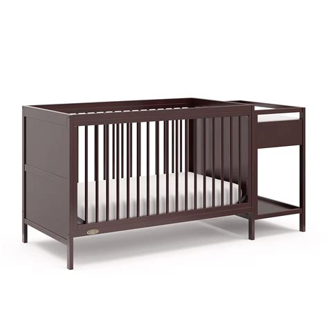 Amazon.com : Graco Fable 4-in-1 Convertible Crib & Changer (Espresso ...