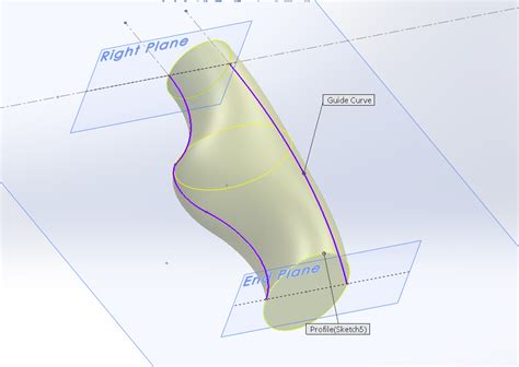 SolidWorks Lofting Surfaces 的图像结果