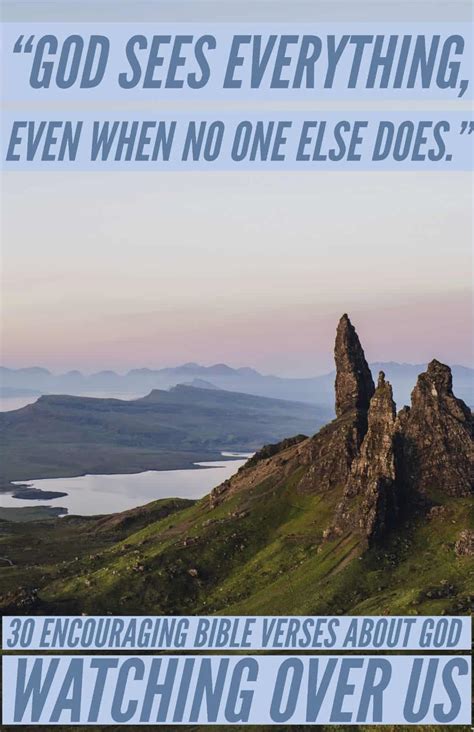 30 Encouraging Bible Verses About God Watching Over Us