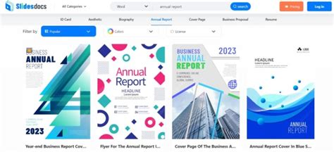 Where To Find Annual Report Format in Word?