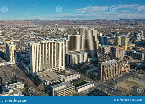 Downtown Reno, Nevada. editorial stock image. Image of gentrification ...