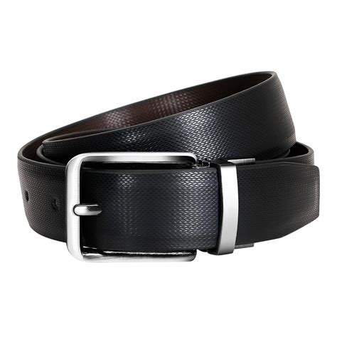 Buy AURAKI Vegan Leather Reversible Formal Belt For Men/Boys(Color ...