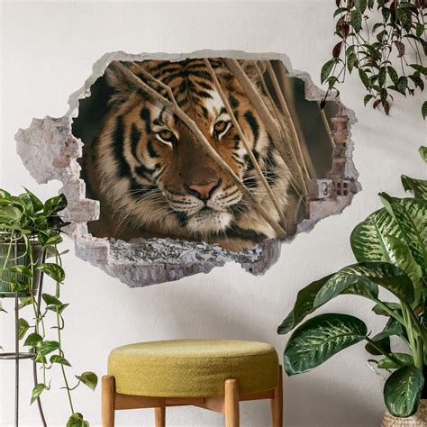 3D wall sticker National Geographic Tiger | wall-art.com