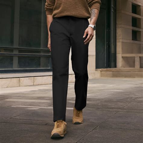 Pitch Black Straight Fit Stretch Pants for Men – XYXX Apparels