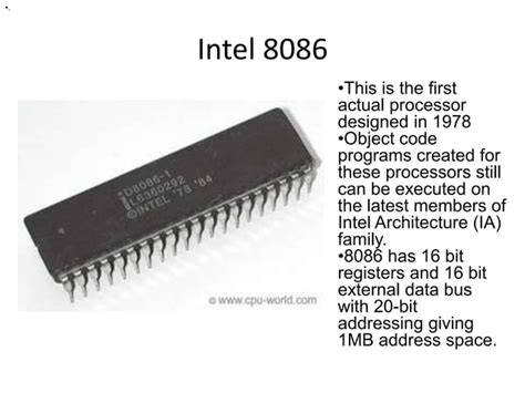 Evolution of Microprocessor Tabular Form 的图像结果