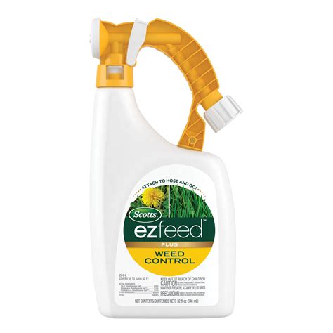 Scotts EZ Feed Plus Weed Control, Liquid Combination Weed Killer and ...