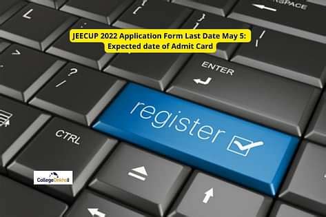 JEECUP 2022 Application Form Last Date May 5: Expected date of Admit ...