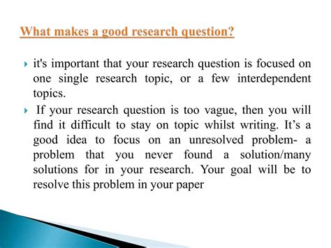 How to Develop a Research Question 的图像结果