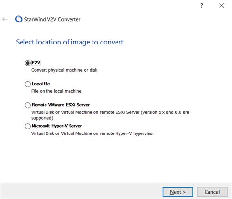 P2V Conversion 的图像结果