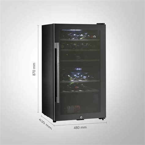Buy Best Wine Cooler KAFF WC 76 DZB | Capacity 29 Bottles Approx | Wine ...