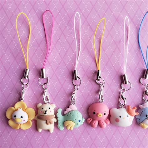 Kawaii Animal Charms Kawaii Phone Charms Kawaii Pendants - Etsy