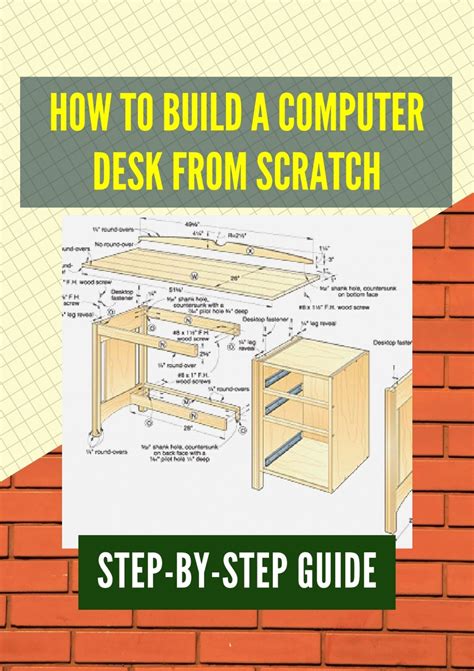 Image result for Build a Computer Desk From Scratch