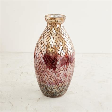Buy Fiesta Textured Mosaic Vase from Home Centre at just INR 1799.0