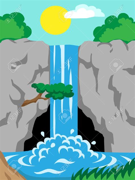 11+ Waterfall Clipart - Preview : Waterfall: Vector | HDClipartAll